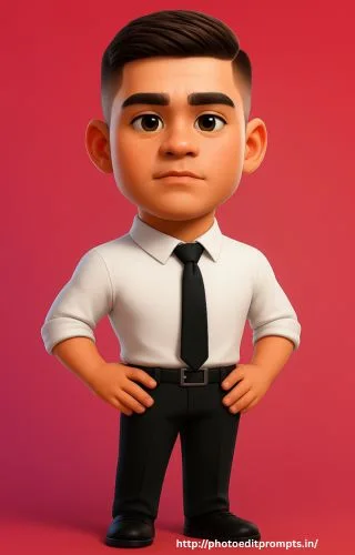 3D cartoon-style caricature Prompt