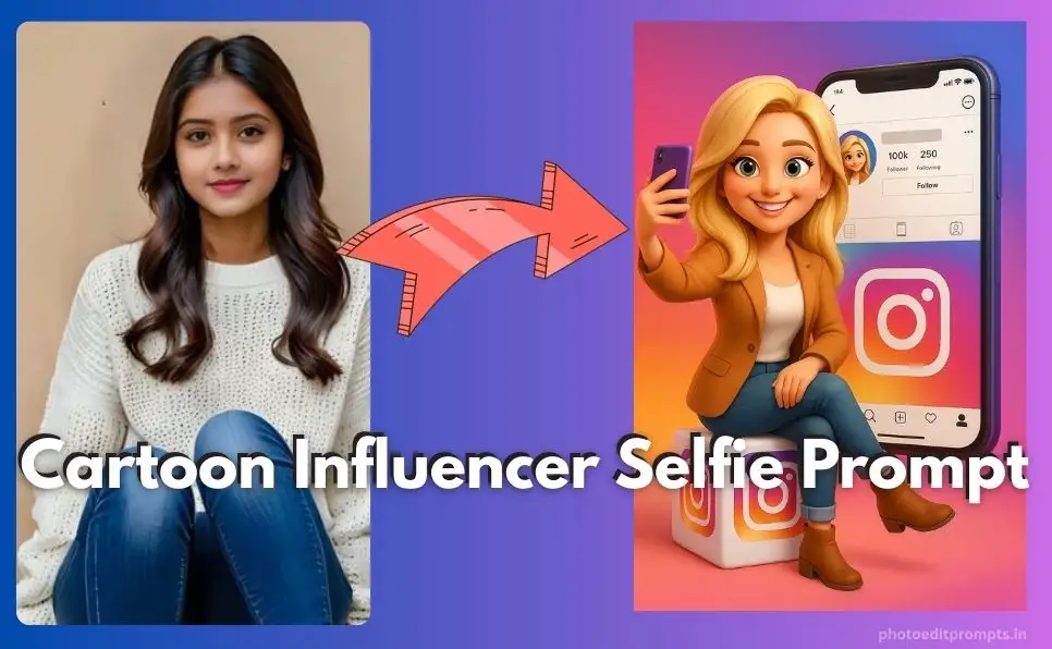 Free Cartoon Influencer Selfie Prompt