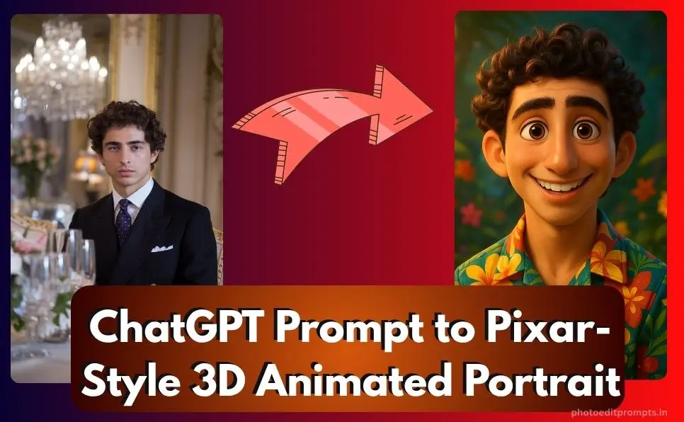 ChatGPT Prompt to Pixar-Style 3D Animated Portrait