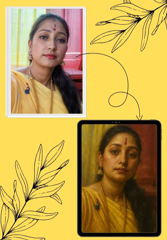 Chatgpt digital oil painting prompt