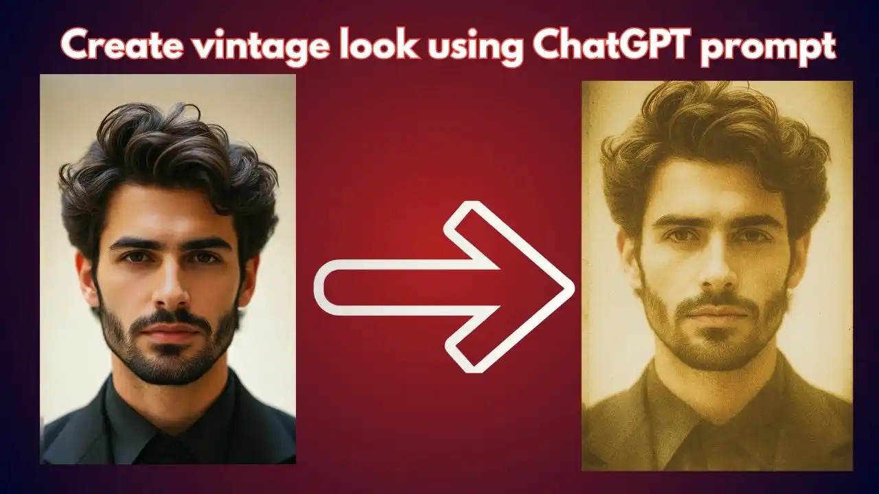 Create vintage look using ChatGPT prompt