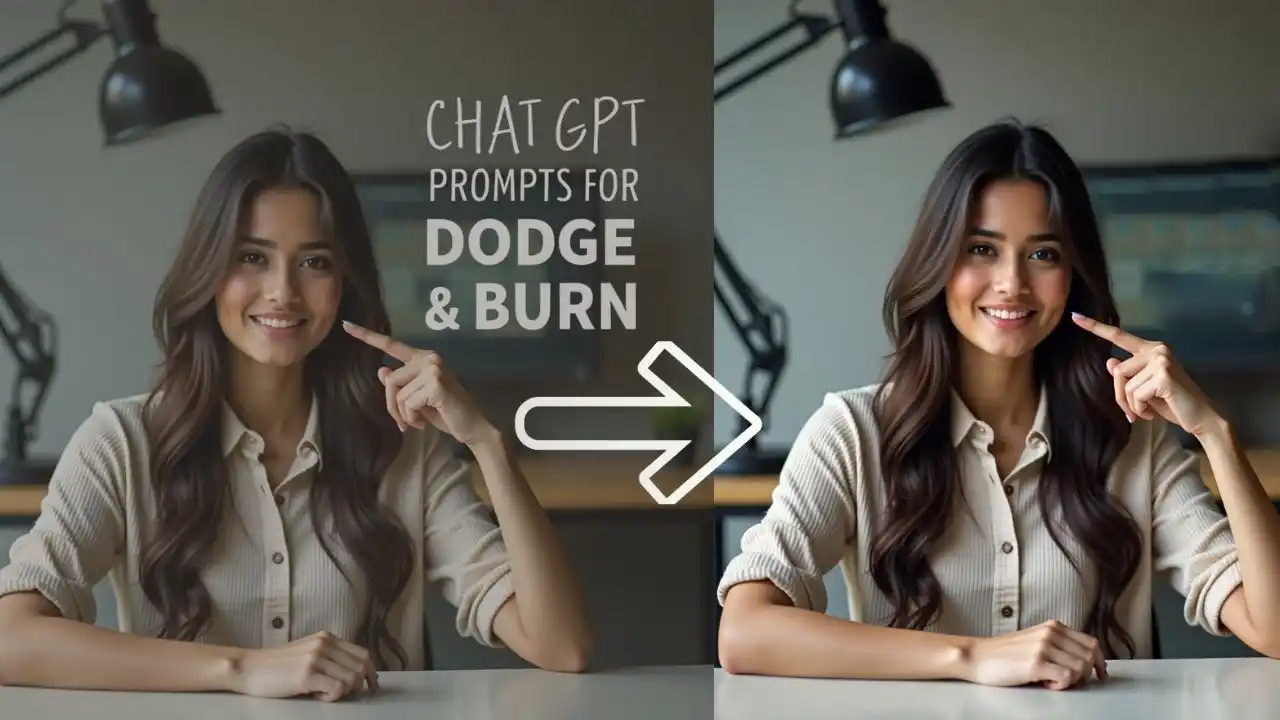 ChatGPT prompts for dodge and burn effects