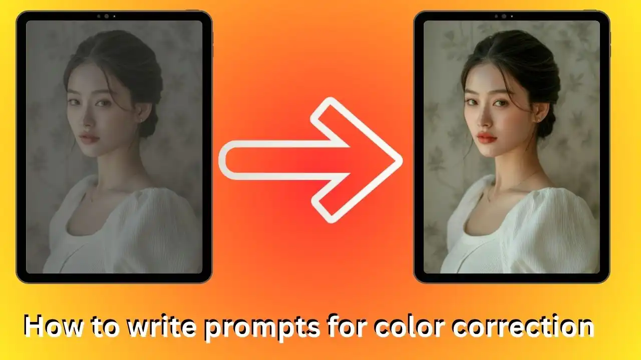 How to write prompts for color correction