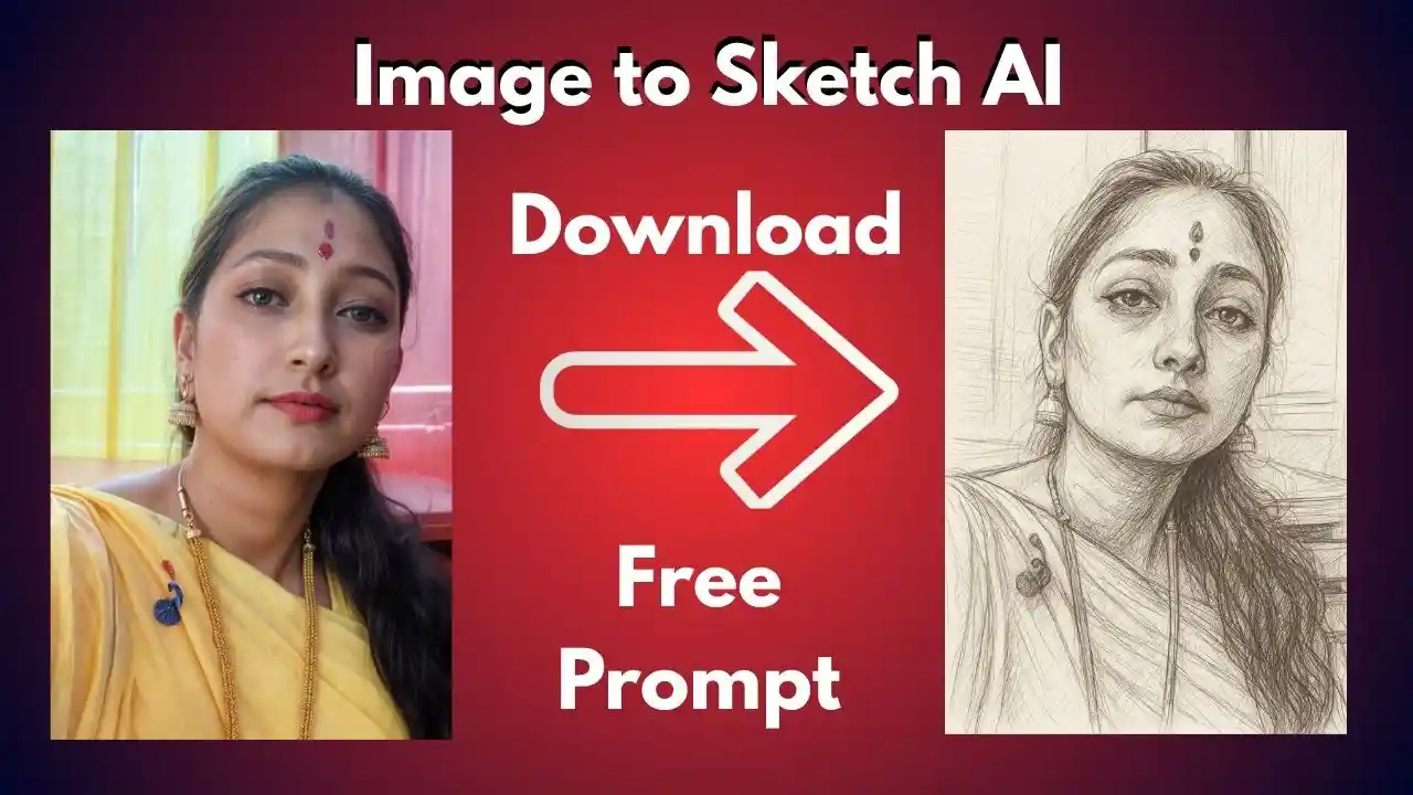 Image to Sketch AI: download the free prompt