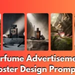 Perfume Advertisement Poster Design Prompts