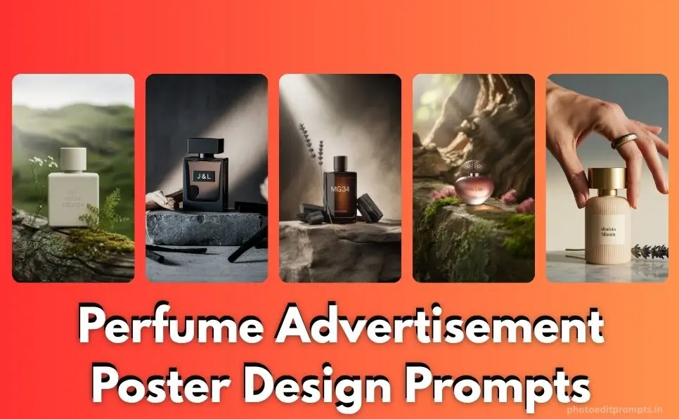 Perfume Advertisement Poster Design Prompts