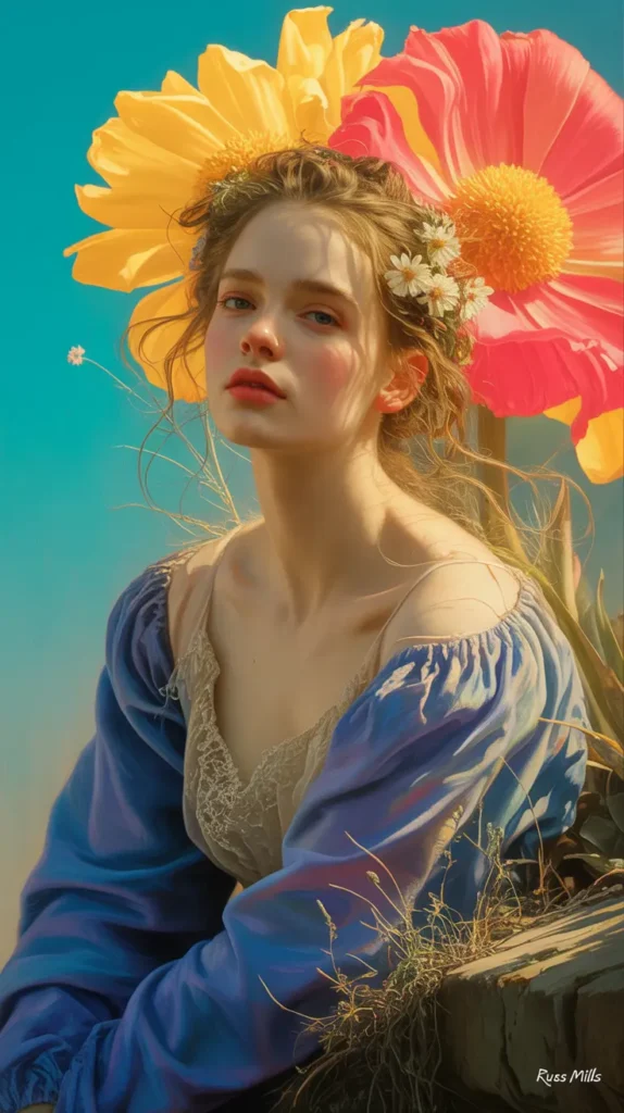 mysterious oil painting prompt
