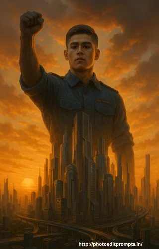 giant statue image prompt