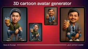 3D cartoon avatar generator