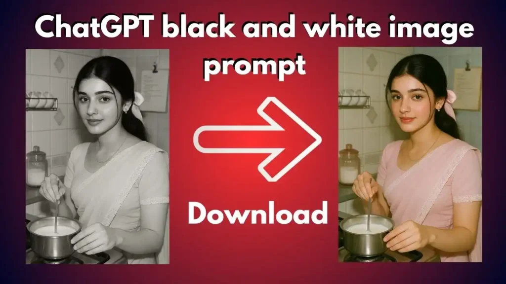 How to convert an image to black and white using ChatGPT?