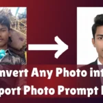 Convert Any Photo into Passport Photo Prompt Free