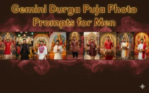 Gemini Durga Puja Photo Prompts for Men