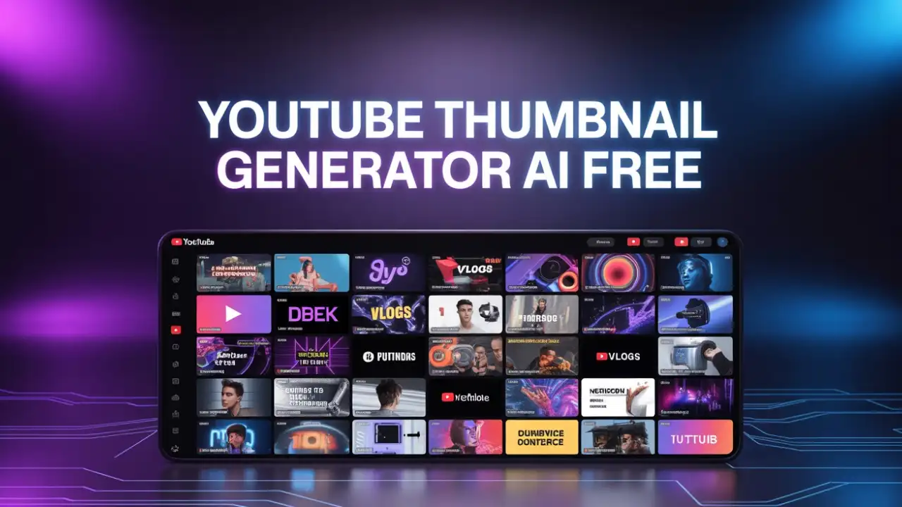 YouTube Thumbnail Generator AI Free