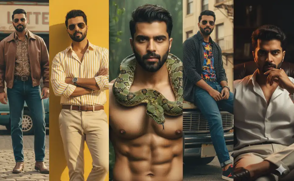 15 Men Retro Look Prompts Generator Gemini AI for Viral Vintage Style Photos 2025