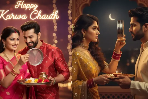 Stunning Gemini AI Karwa Chauth Photo Edits: Express Love & Bonding Like Never Before Gemini AI Karwa Chauth Photo Edits
