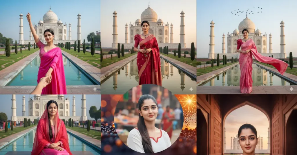 Taj Mahal Photoshoot Hack: 5 Gemini AI Prompts for Girls Solo Portraits