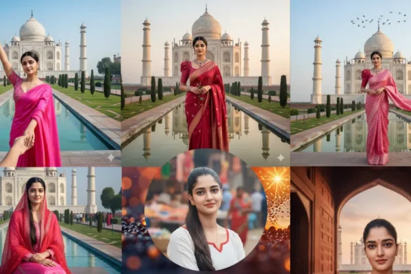 Taj Mahal Photoshoot Hack: 5 Gemini AI Prompts for Girls Solo Portraits
