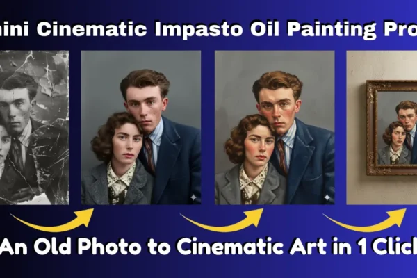 Gemini Cinematic Impasto Oil Painting Prompt: From Old Photo to Cinematic Art in 1 Click Gemini Cinematic Impasto Oil Painting Prompt free download