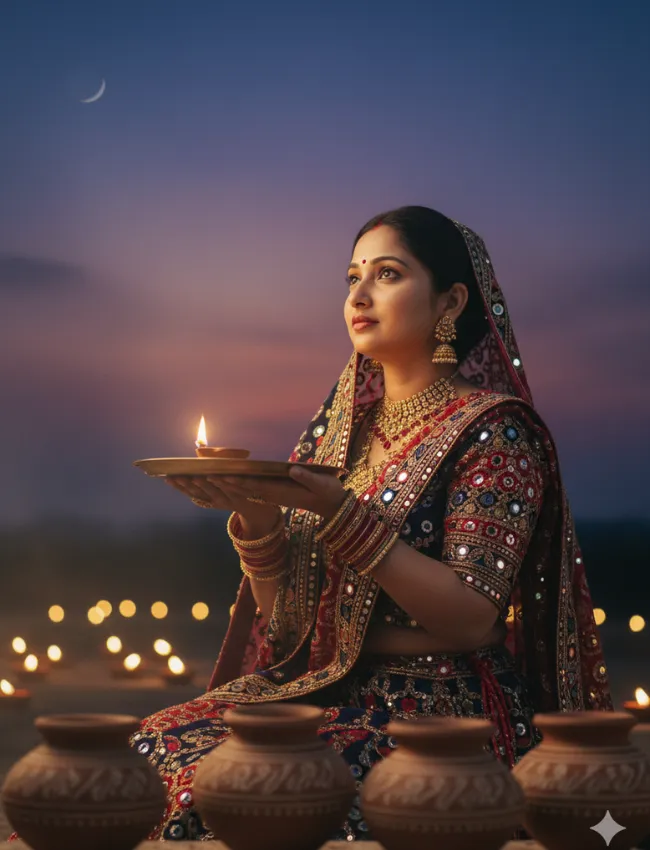 Gemini AI Karwa Chauth Photo Edits