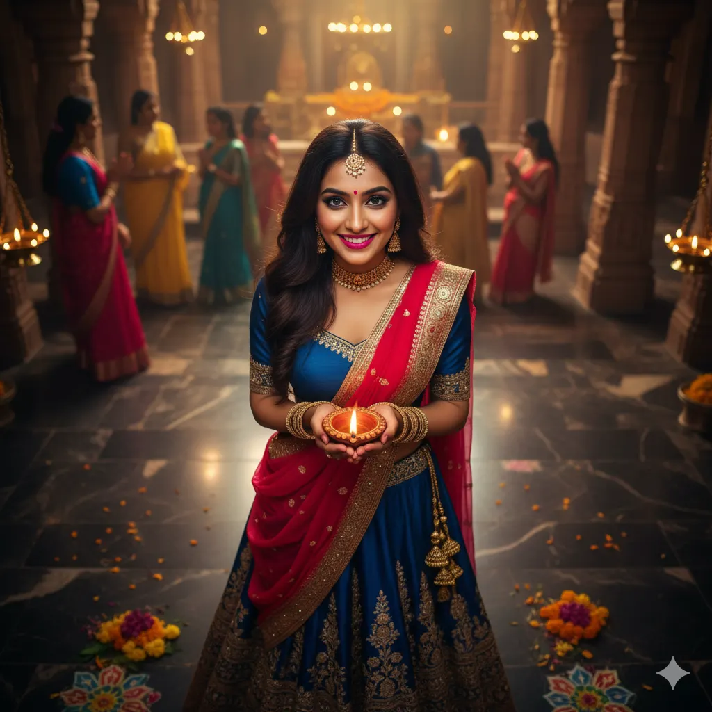 dipawali photo edit prompts