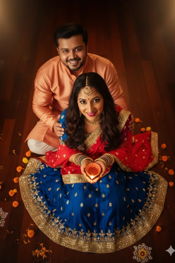 Gemini AI Happy Diwali Photo Editing Prompts for Girls