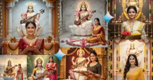 Gemini AI Prompt Pack for Saraswati Puja 2026 Girl Photos Aesthetic Looks
