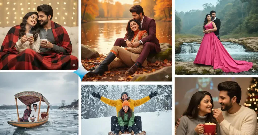 Gemini Couple Winter Photo Prompts