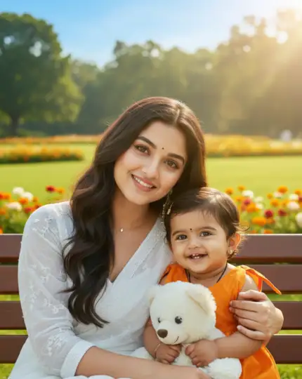 Google Gemini Prompt your girl baby version photo