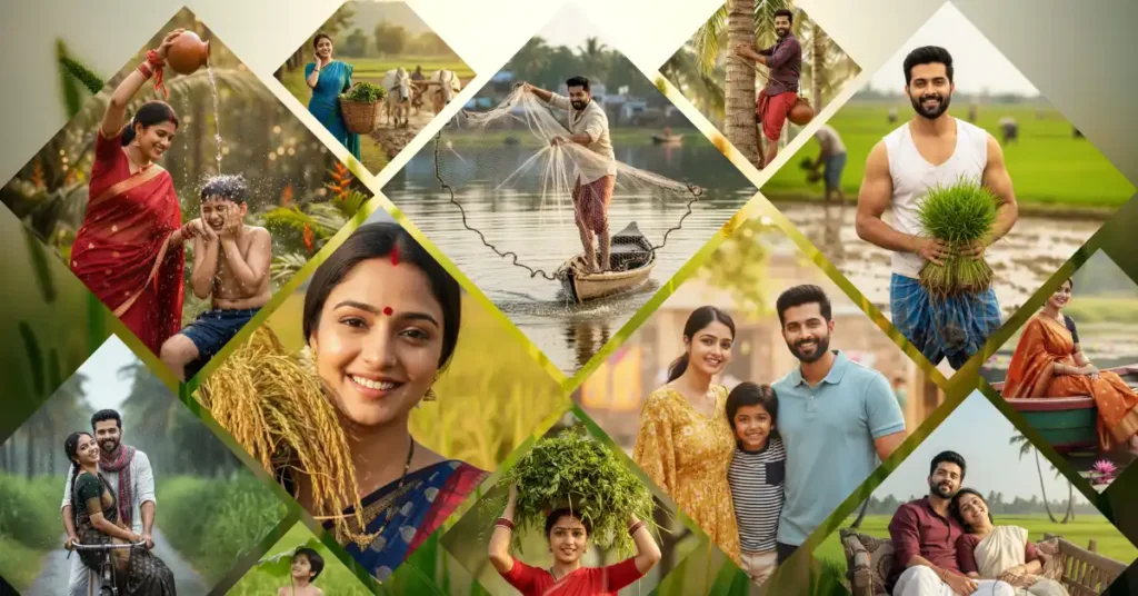 Google Gemini Prompts Bring Village Life Photos