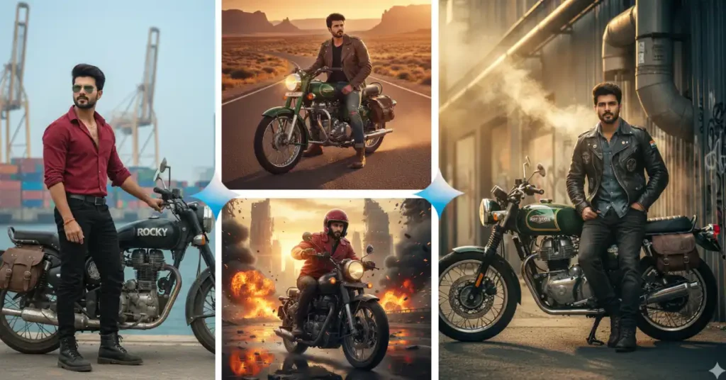 Google Gemini Prompts to Capture Retro Royal Enfield Ride Vibes