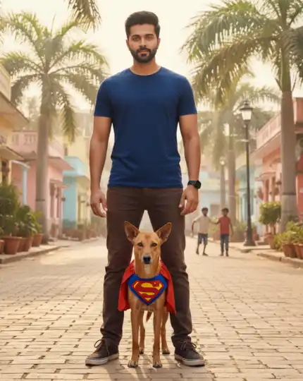 gemini-prompt-turn-your-cow-photo-into-superhero-photo