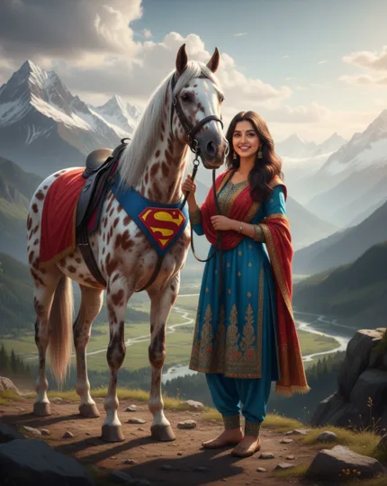 gemini-prompt-turn-your-horse-photo-into-superhero-photo