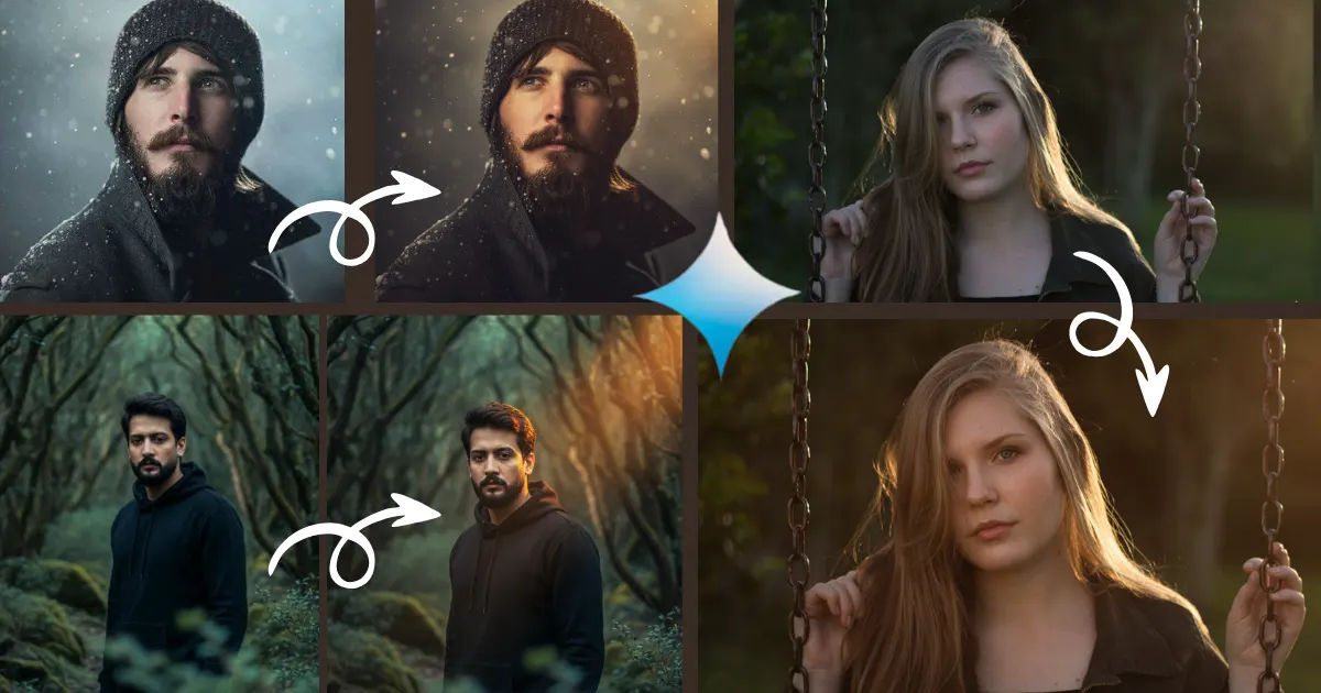 Gemini prompt to add dramatic cinematic lighting