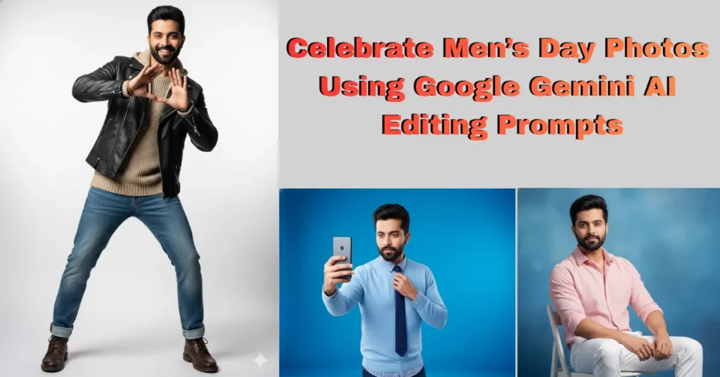 Men Day Photos Using Google Gemini AI Editing Prompts
