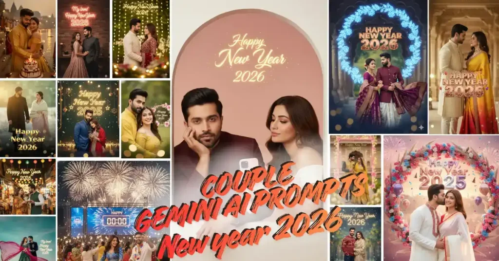 Top Gemini Prompts for Happy New Year Couple Wishes Images