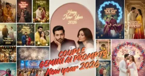 Top Gemini Prompts for Happy New Year Couple Wishes Images