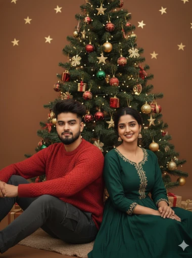 indian couple gemini ai photo prompt download