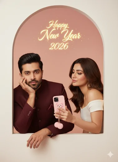 Top Gemini Prompts for Happy New Year Couple Wishes Images