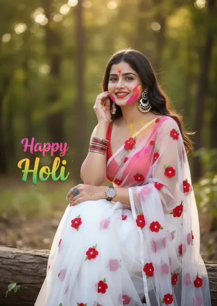 beautiful-woman-holi-image-prompt
