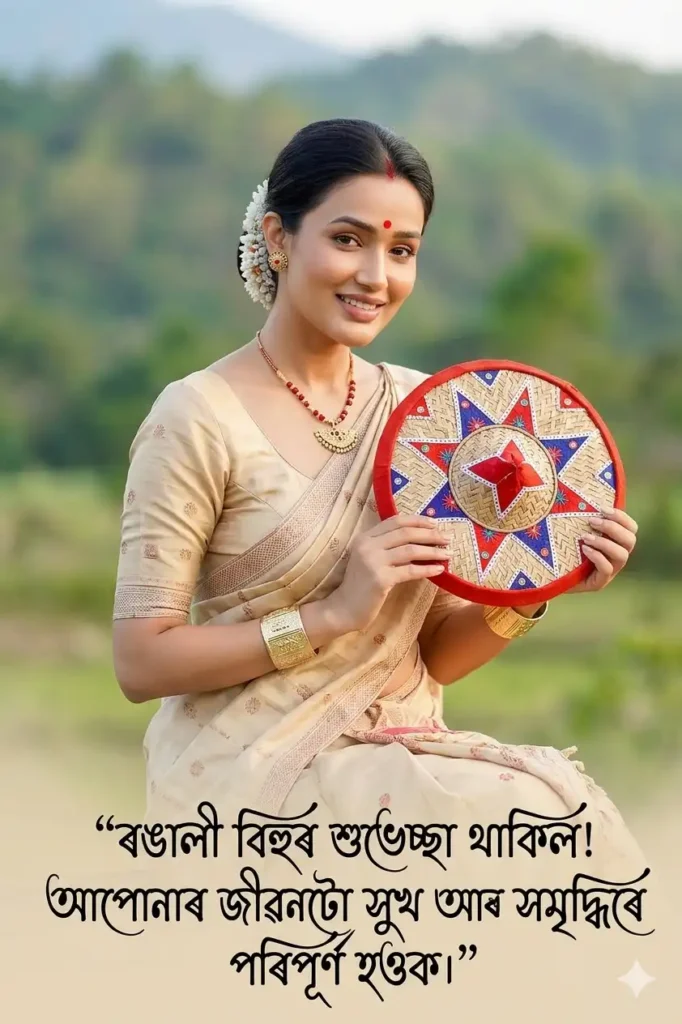 Bohag Bihu Photos with Gemini AI for Girls