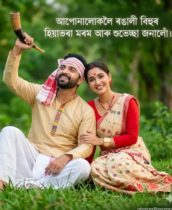 prompt for Rongali Bihu