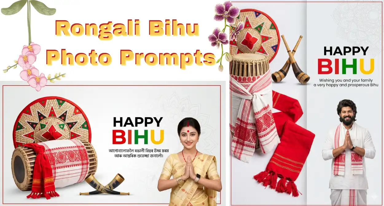 Rongali Bihu Photo Prompts: Create 8K AI Bihu Images Easily