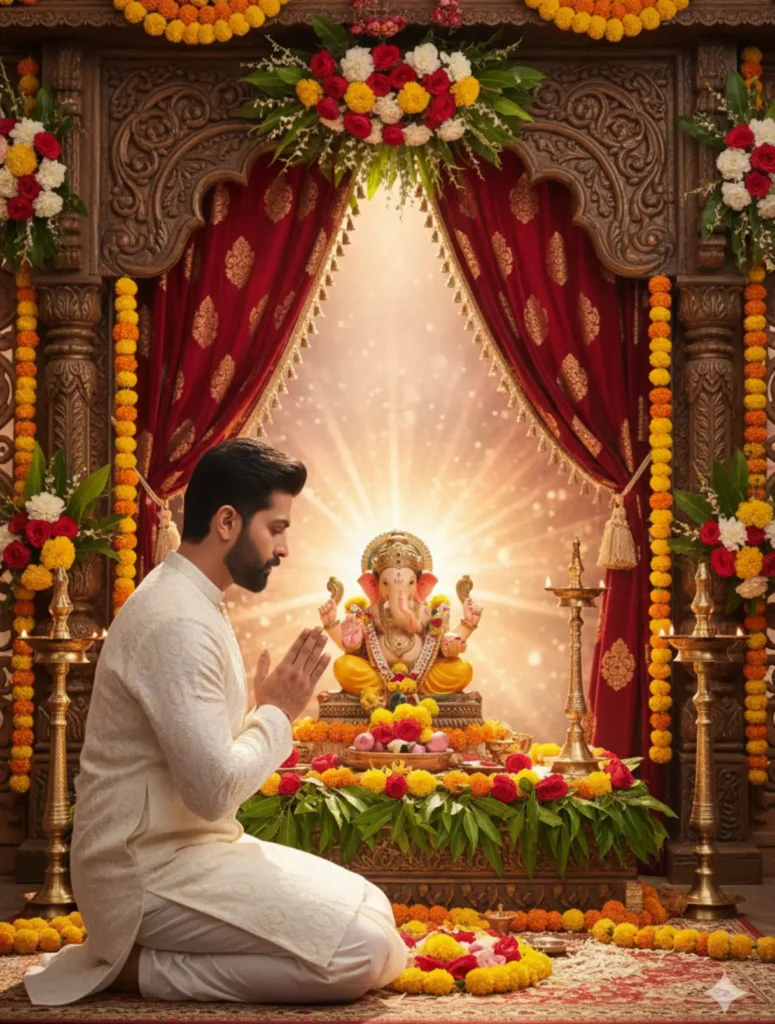 Men prompt Ganesh Chaturthi Gemini AI
