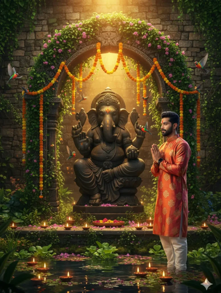 Men Ganesh Chaturthi Gemini AI Prompts