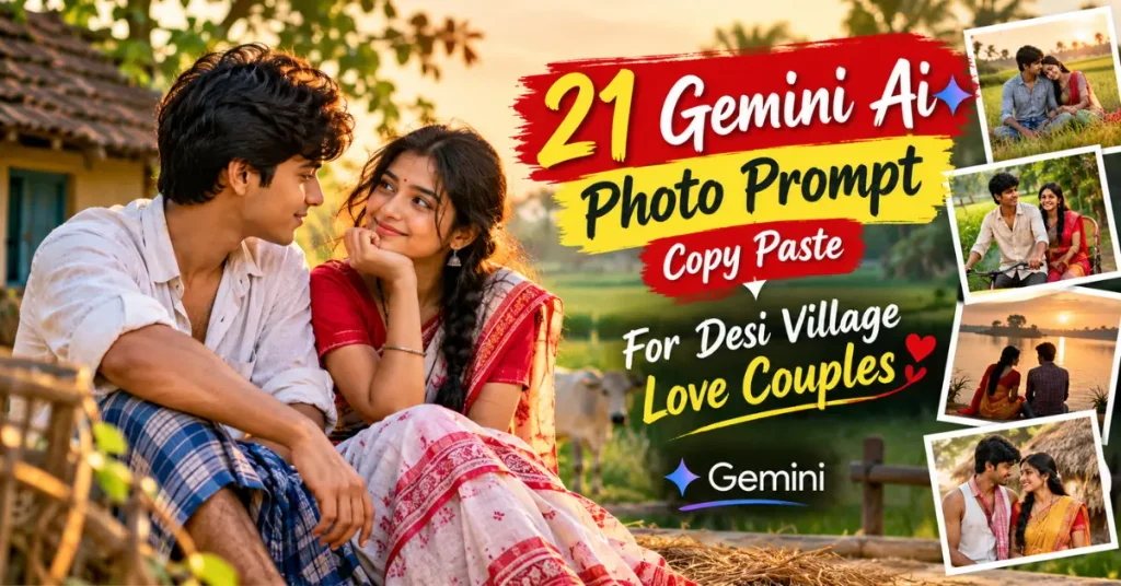 21 Gemini Ai Photo Prompt Copy Paste For Desi Village Love Couples