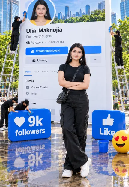 Giant 3D Facebook Milestone Prompt