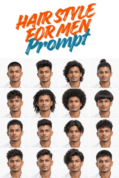 Hair style for men prompt