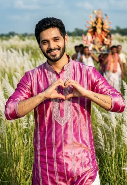 Man's Panchami Puja Image Prompt