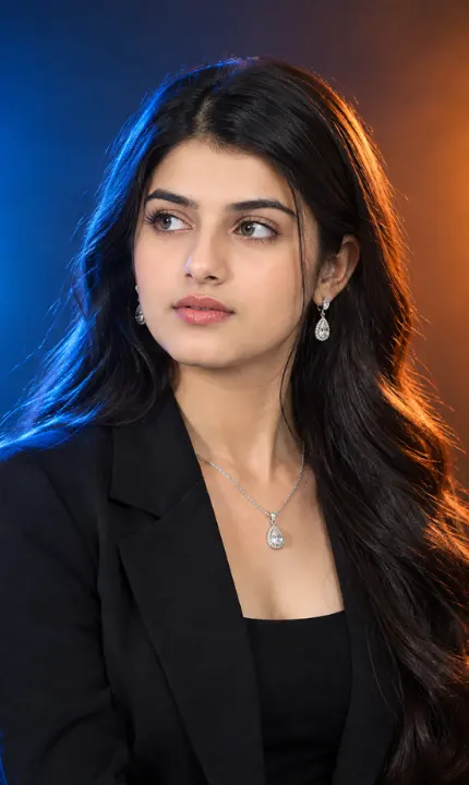 Photorealistic Cinematic Female Portrait AI Image Prompt