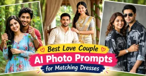 5+ Best Love Couple AI Photo Prompts for Matching Dresses